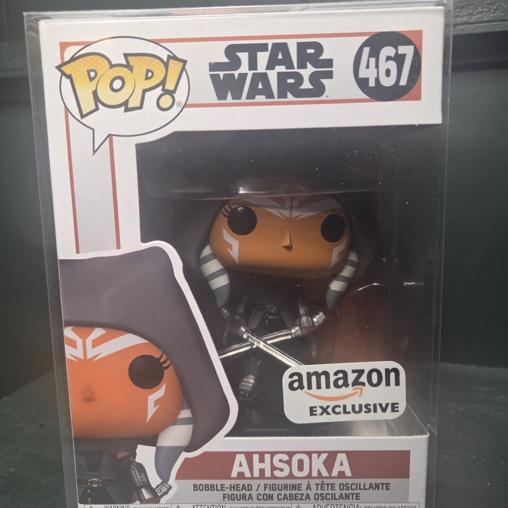Funko Star Wars Mandalorian Pop Figure with Orange and Black